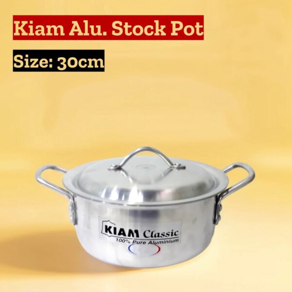 Kiam Classic Aluminium Stock Pot 30cm